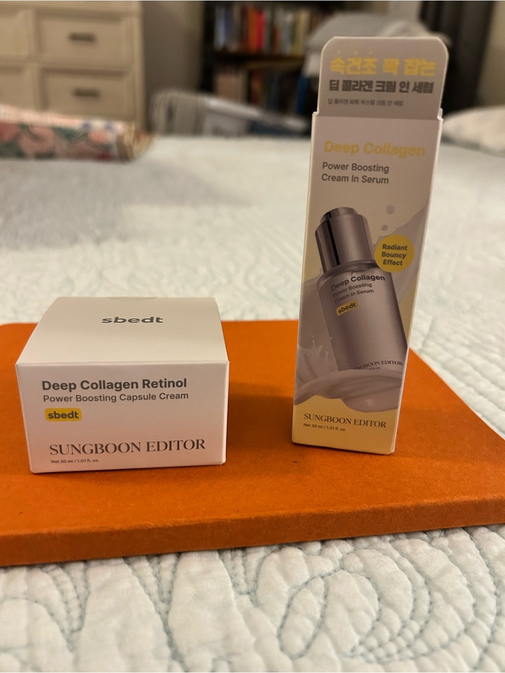 Sungboon Editor sbedt deep Retinol Power Boosting Capsule Cream & Cream in serum